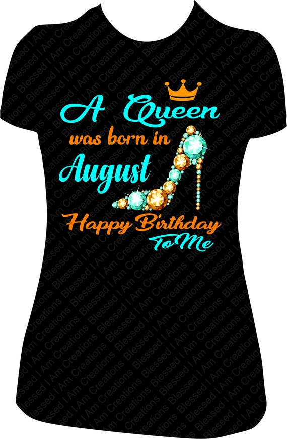 Camiseta personalizada de agosto para mujer, camiseta de cumpleaños de  agosto para mujer, camisetas de cumpleaños para mujer, camisetas de  cumpleaños