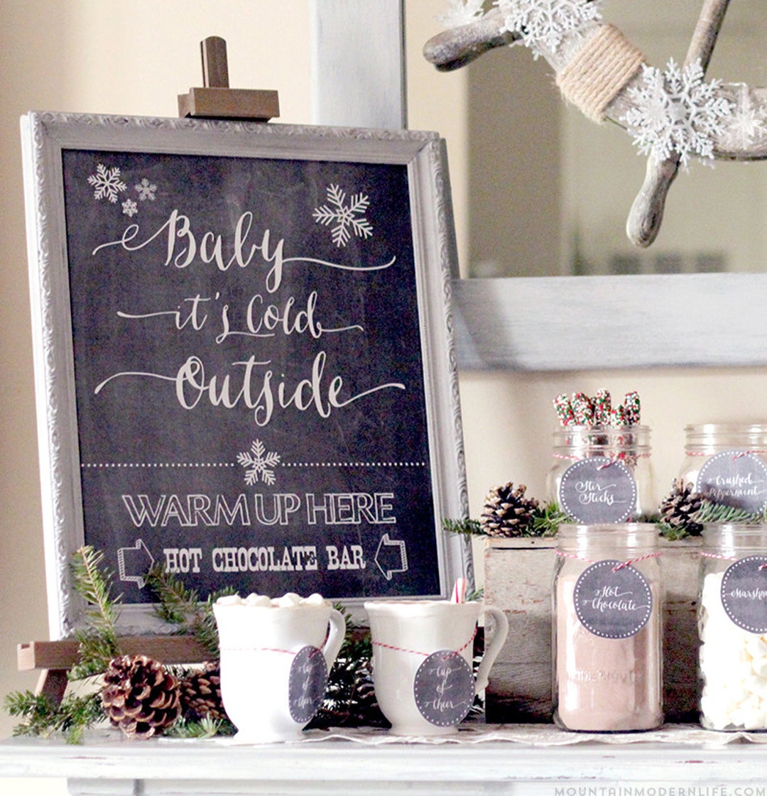 Chase Away The Chill Of Winter With A DIY Hot Chocolate Bar
