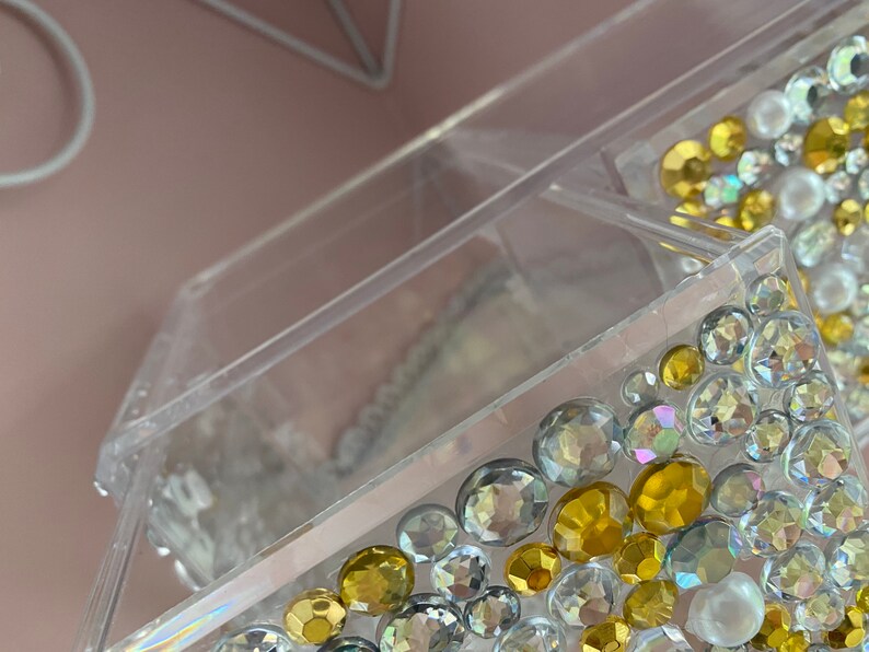 Customizable Rhinestone Makeup Organizer Etsy