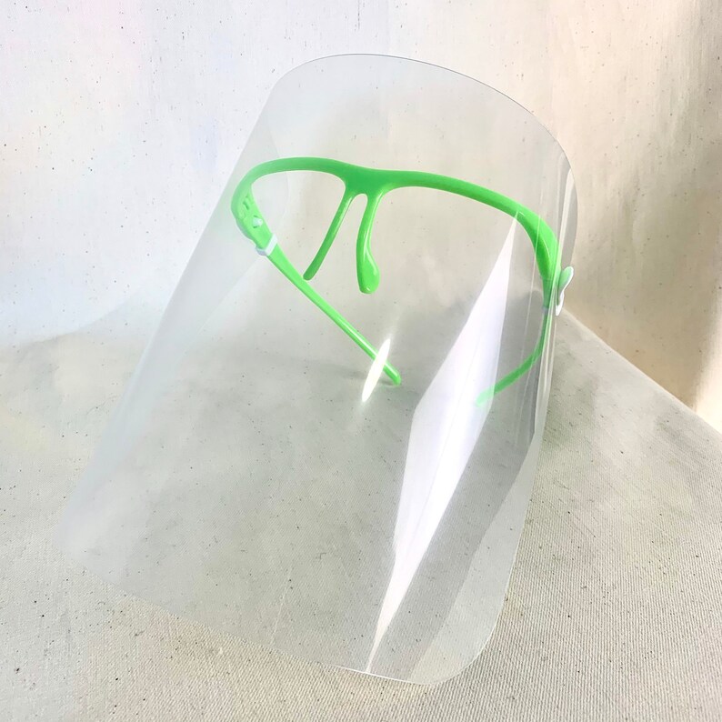 Face Shield Glasses Clear Anti Fog Reusable Comfortable Etsy
