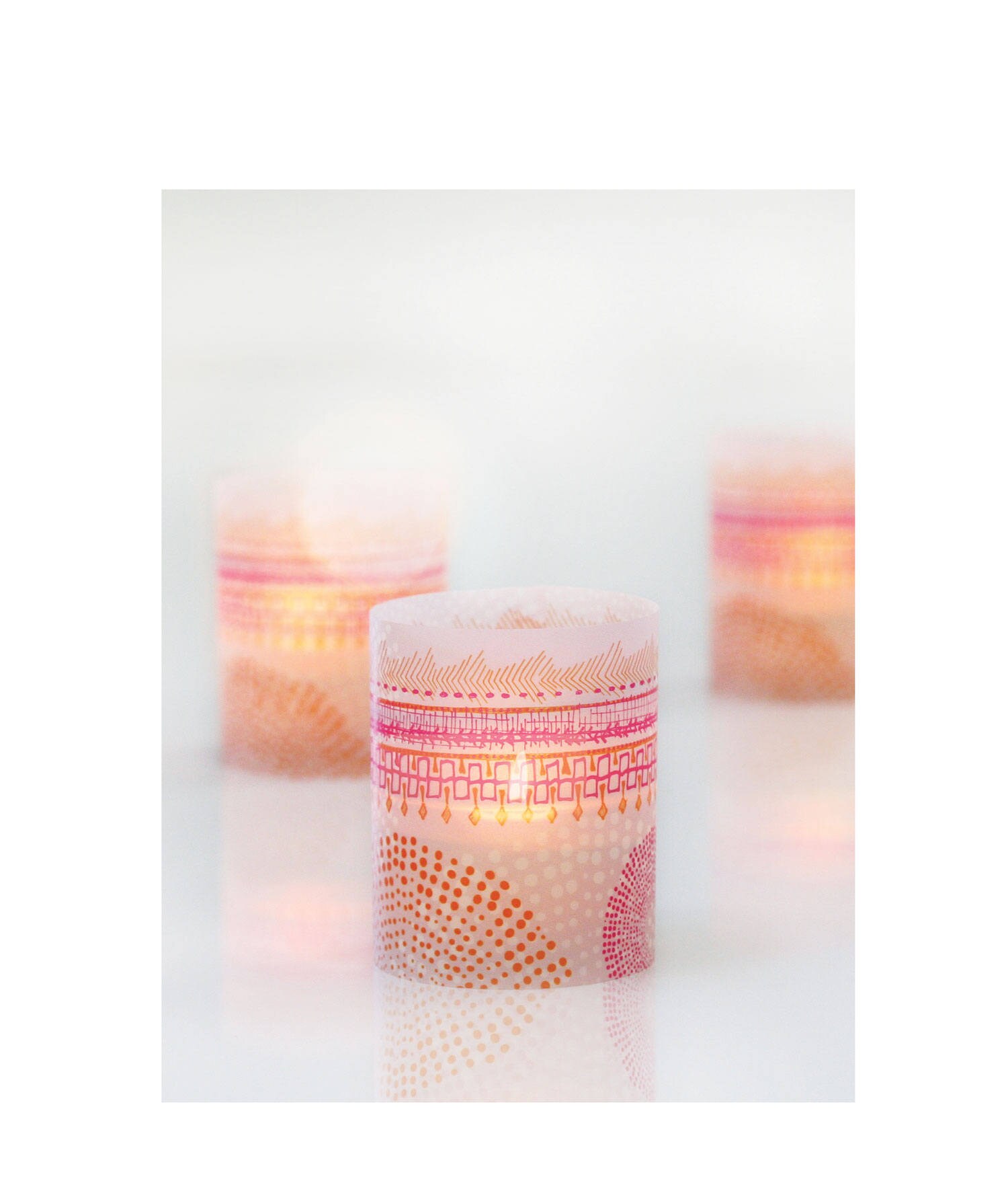 Candle Wraps for votives and tea lights Bazaar vellum Etsy