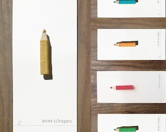 Pencil Brooch