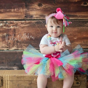 Candy Rainbow Tutu, 1st Birthday Tutu, Carnival Tutu, Candy Tutu, First Birthday Tutu