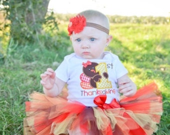 1st Thanksgiving Tutu Outfit