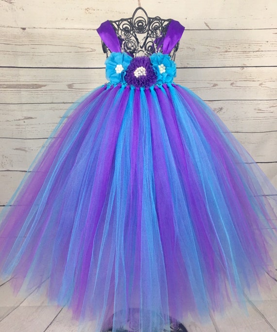 Purple And Blue Flower Girl Dresses Hot ...