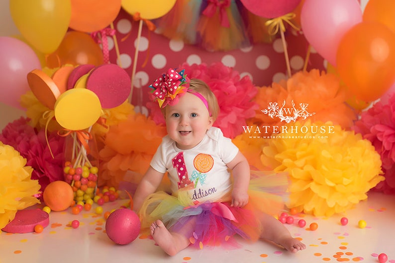 Lollipop 1st Birthday Tutu Outfit Candy Cake Smash Outfit
