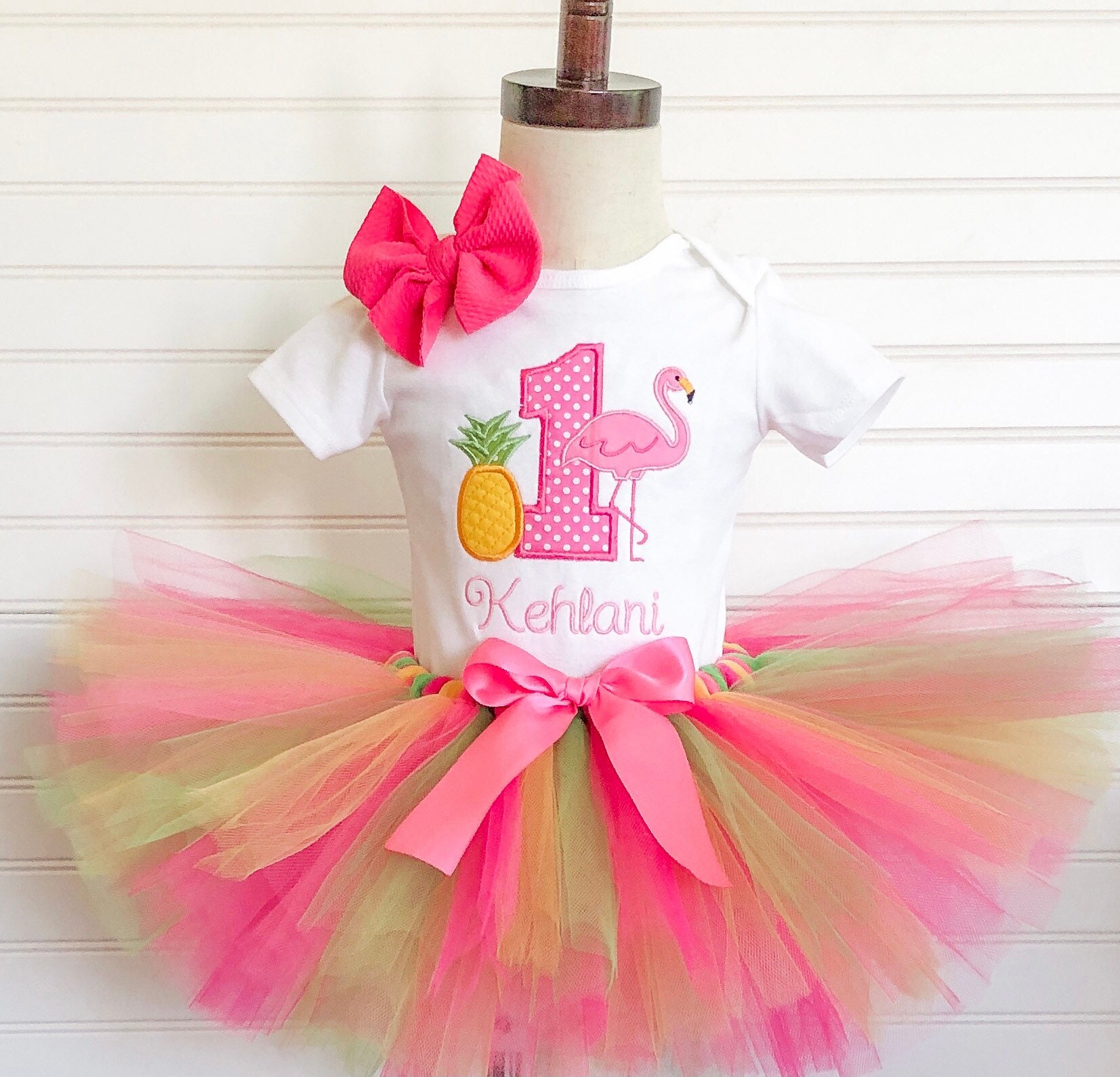 Flamingo Birthday Outfit - Etsy