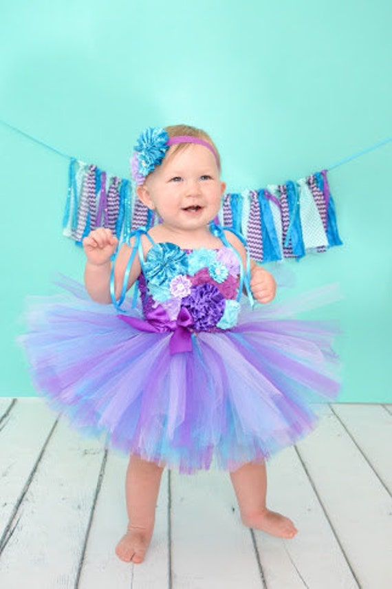 Mermaid 1st Birthday Tutu Dress Under the Sea 1st Birthday Dress