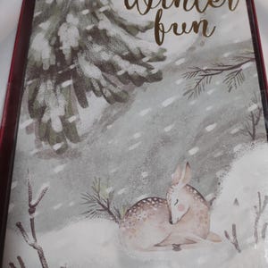 Cartão de Natal divertido de inverno Trator Supply