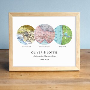 3 cartes artistiques personnalisées pour cadeau de mariage, cadeau pour couple, carte circulaire, décoration significative, cadeau de mariage ou d'anniversaire personnalisé, carte artistique personnalisée
