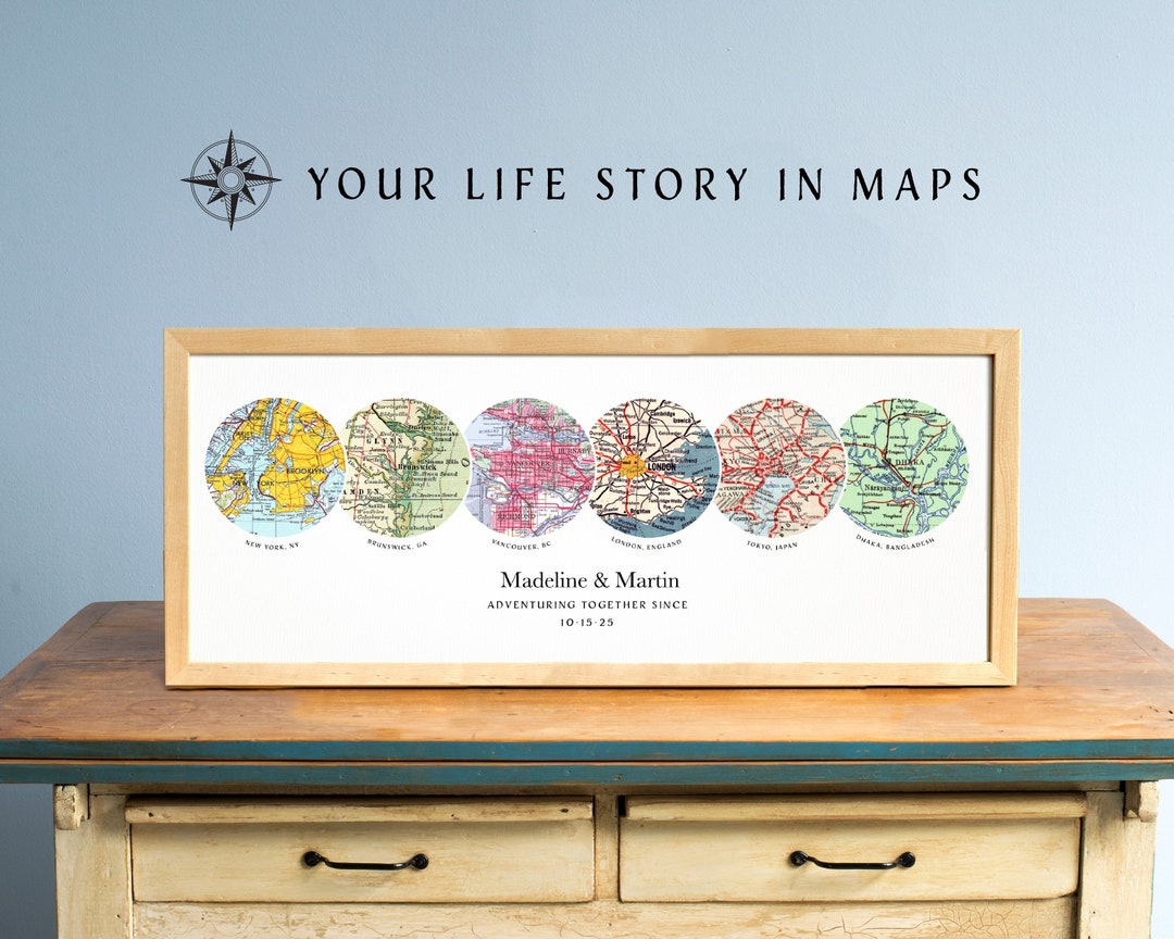 Life Story Map Art Personalized - Il 1080xN.5466780280 Qr2x
