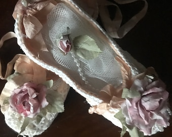 Ballet shoe gift..Decorated ballet shoes