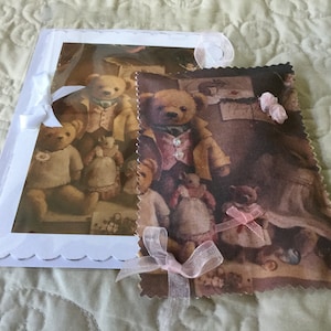 Teddy in the attic scented sachet,filled