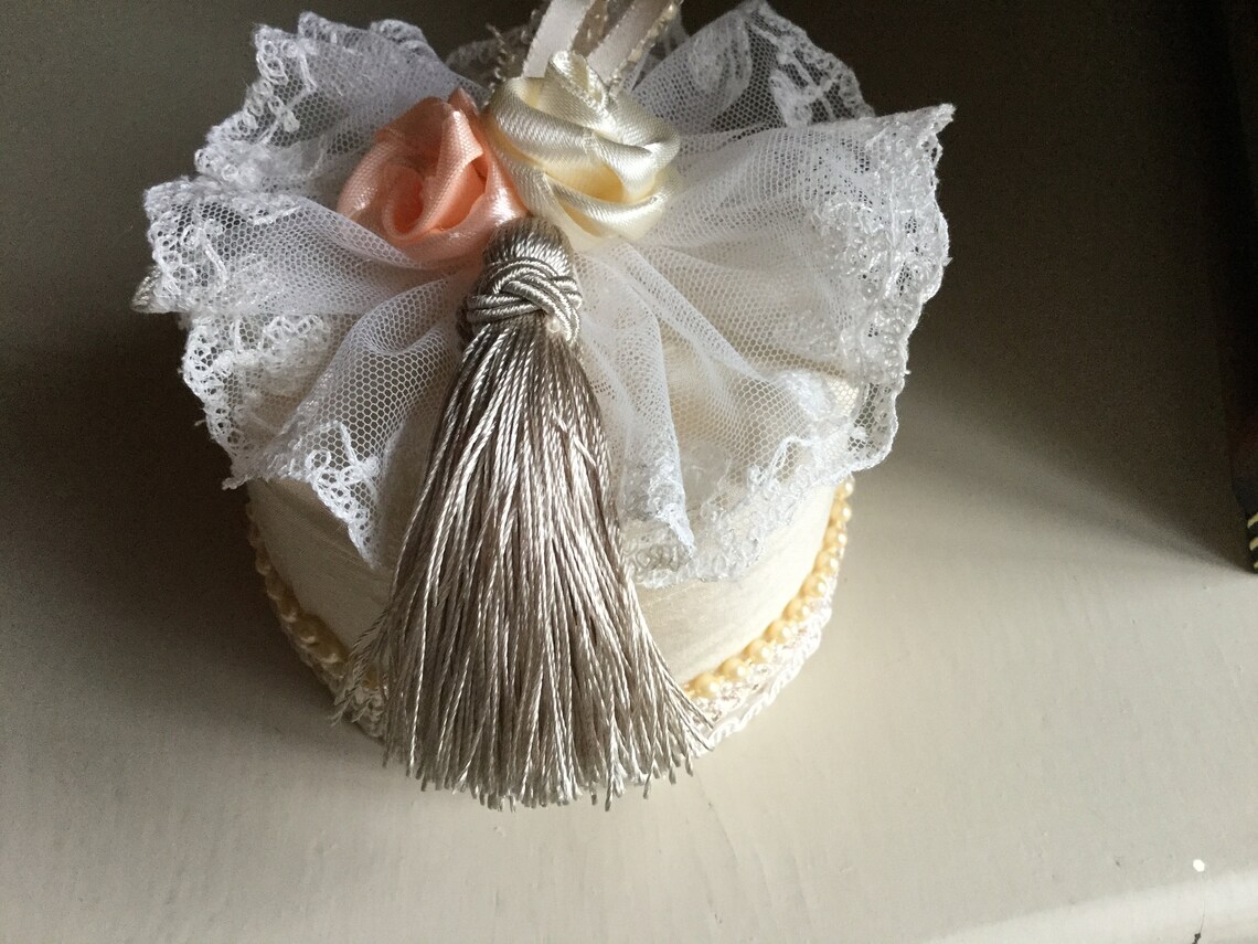 Dusting Powder Bowl.....talcum Powder Bowl and Puff... Etsy UK