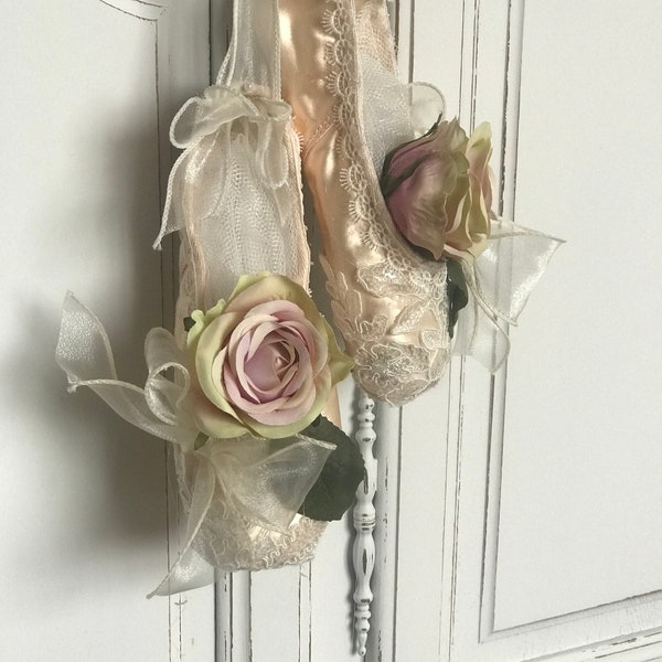decorated ballet shoes