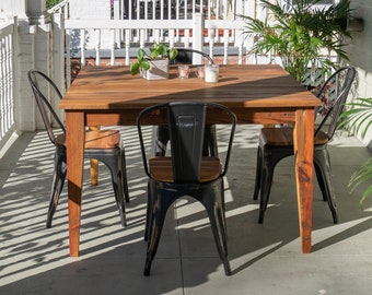 Teak Farmhouse Table