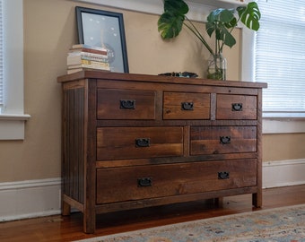 6-Drawer Wide Dresser