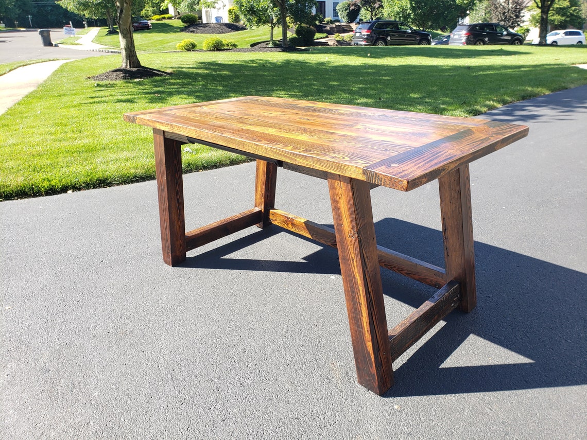 Wooden Farmhouse Desk Etsy