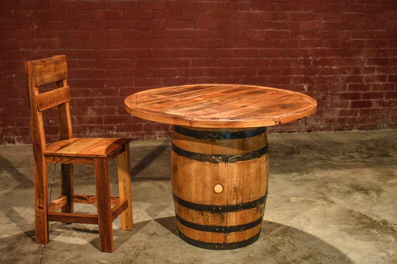 Whiskey Barrel Table image 0