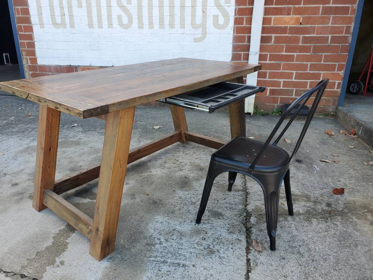 Wooden Farmhouse Desk Etsy