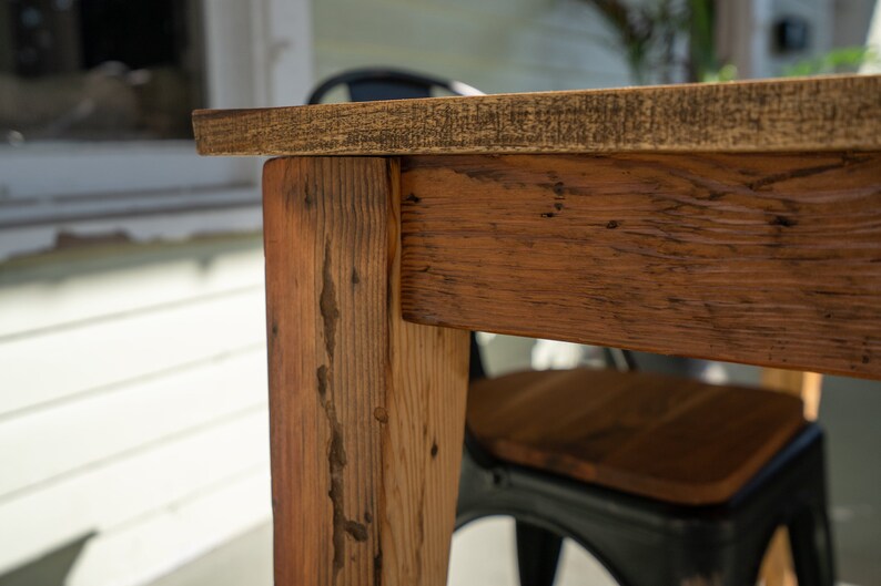 Rustic Teak Table Color Teak Farmhouse Table - Etsy