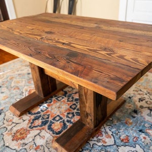 Reclaimed Timber Harvest Table - Etsy