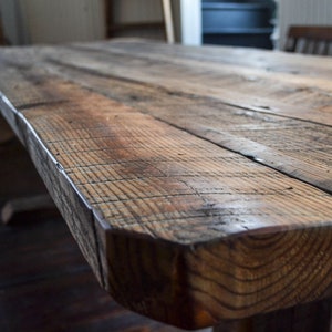 Reclaimed Timber Harvest Table - Etsy