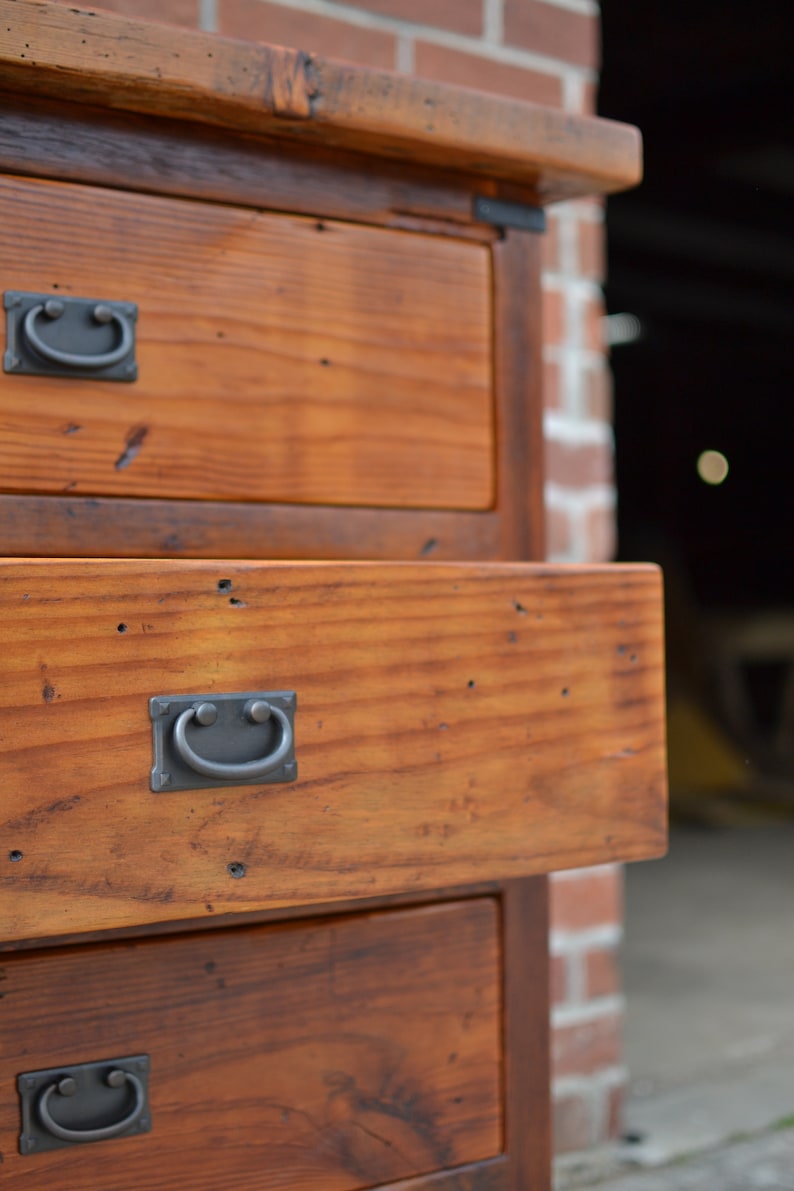 4-Drawer Tall Dresser image 2