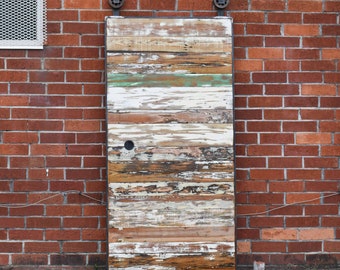Custom Metal Framed Barn Door