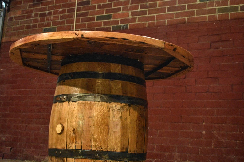 Whiskey Barrel Table image 7
