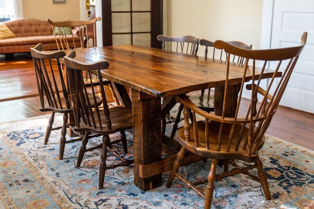 Craftsman Reclaimed Dining Table Etsy