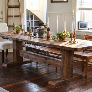 Reclaimed Timber Harvest Table