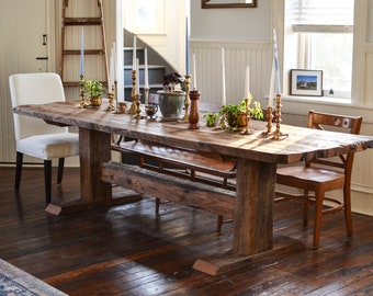 Reclaimed Timber Harvest Table