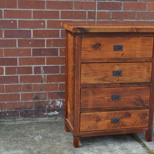 4-Drawer Tall Dresser image 1