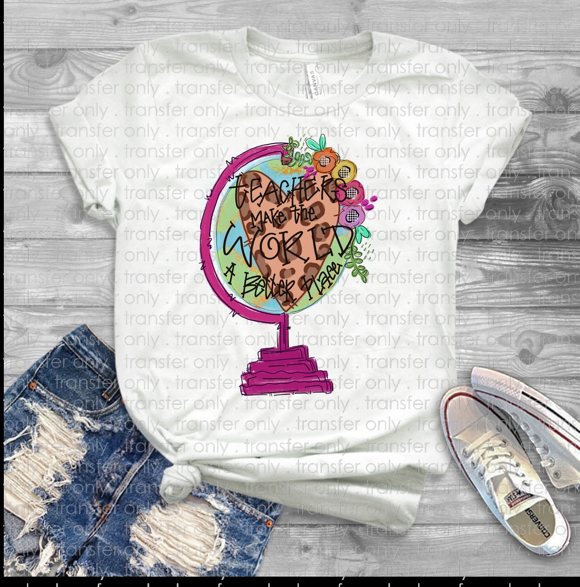 Teacher Sublimation Transfers Teacher Shirt Transfer Etsy