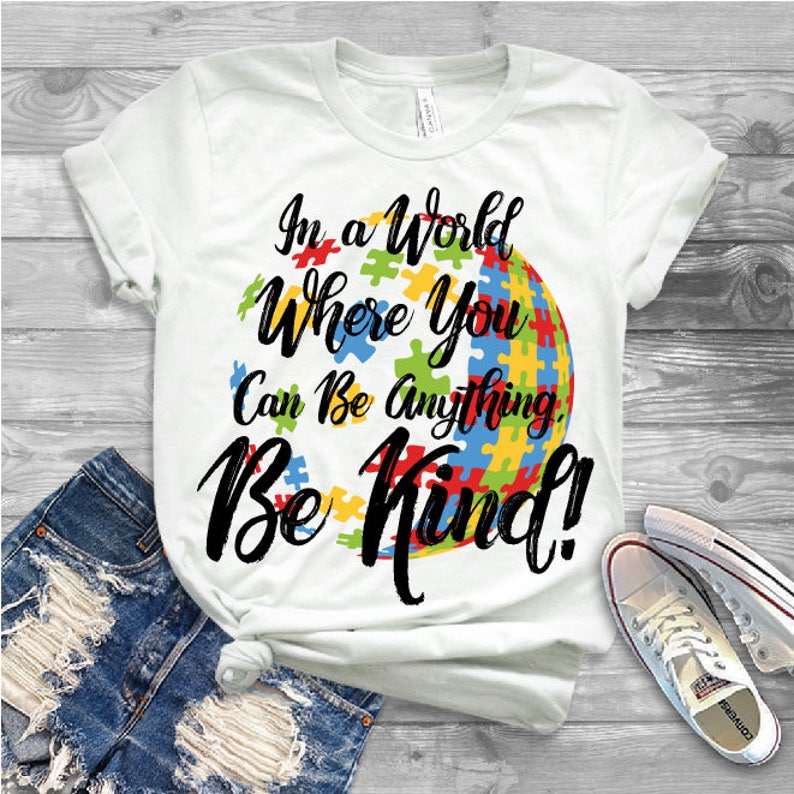 Download Autism Shirts Be Kind Autism Awareness SVG Autism Speaks ...