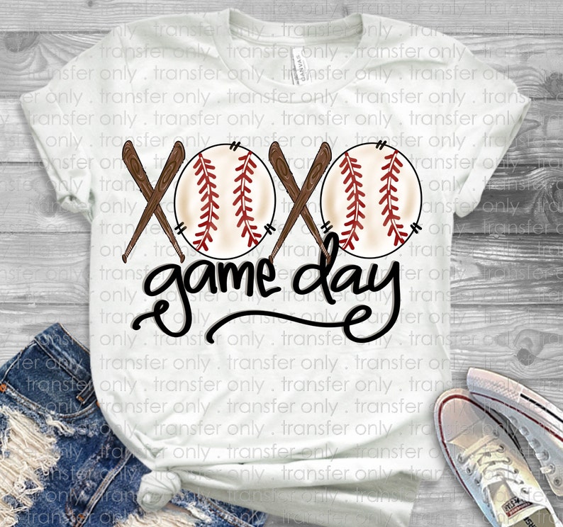 Baseball Sublimation Transfers Baseball Shirt Transfer Game Etsy