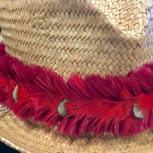 Stunning custom Hawaiian Feather Lei Hulu  an original design called Awikiwiki a 60 hour lei or about 9 days to make