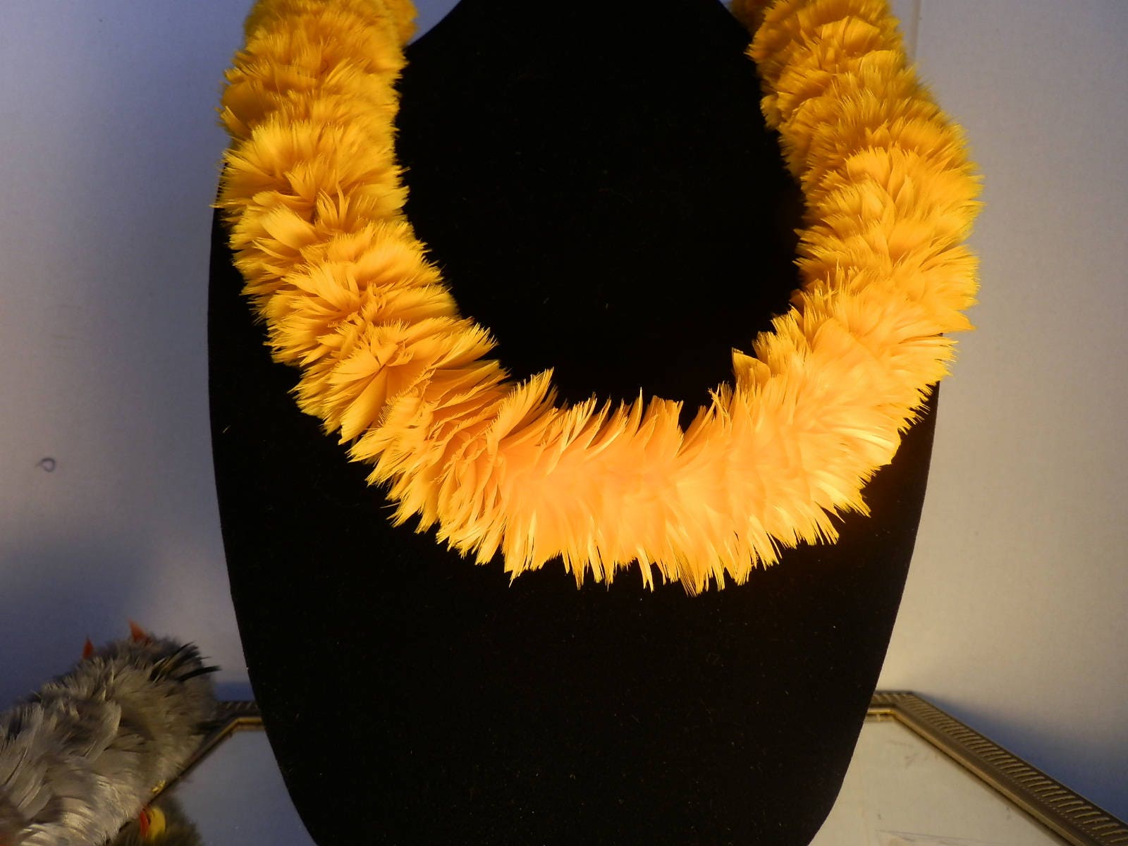DIY Hawaiian Ilima Feather Lei Kit With Instructions 3rd Hand to