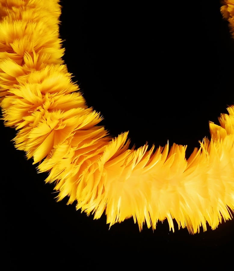 DIY Hawaiian Ilima Feather Lei Kit With Instructions 3rd Hand to