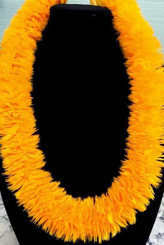 DIY Hawaiian Ilima Feather Lei Kit With Instructions 3rd Hand to