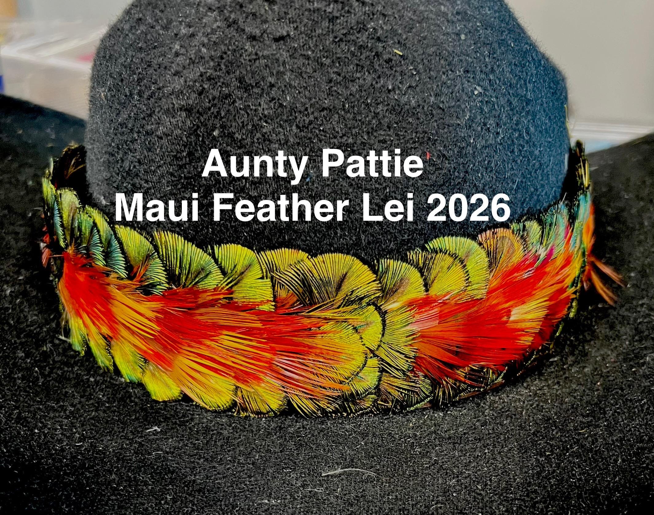 Peacock & Pheasant Feather Lei Hulu Hatband - Hawaiian Heirloom