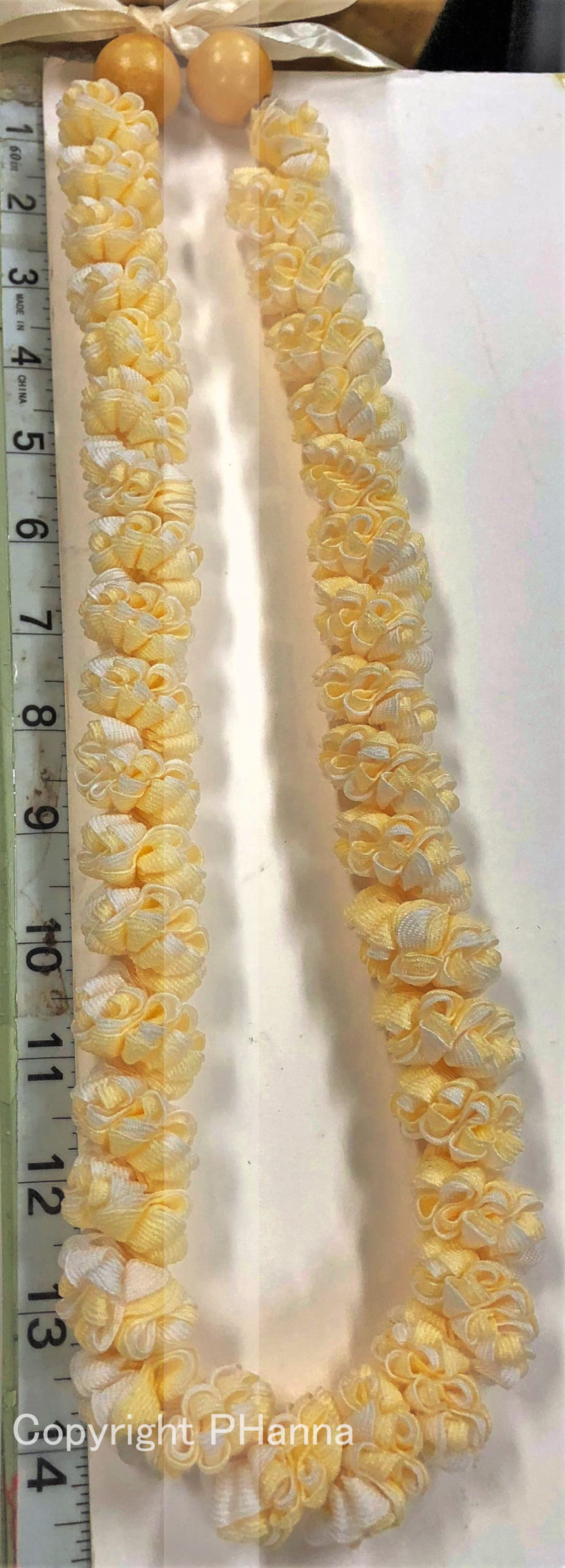 Ribbon Lei Pikake Blossom Ivory and White Hawaiian Wedding Etsy