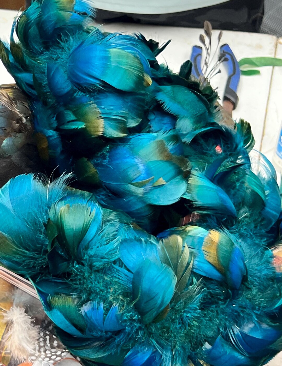 Custom Dyed Goose Coquille Feathers: Multi-toned Feather Lei, 2oz - Etsy