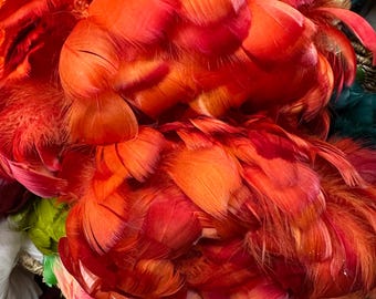 Hawaiian Feather Lei, Hat Band Lei Hulu Humu Papa, White, Dyed