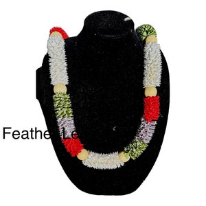 Ribbon everlasting lei,wear aloha frequently this lei is designed versatile 4 colors match well with many outfits and styles customize size