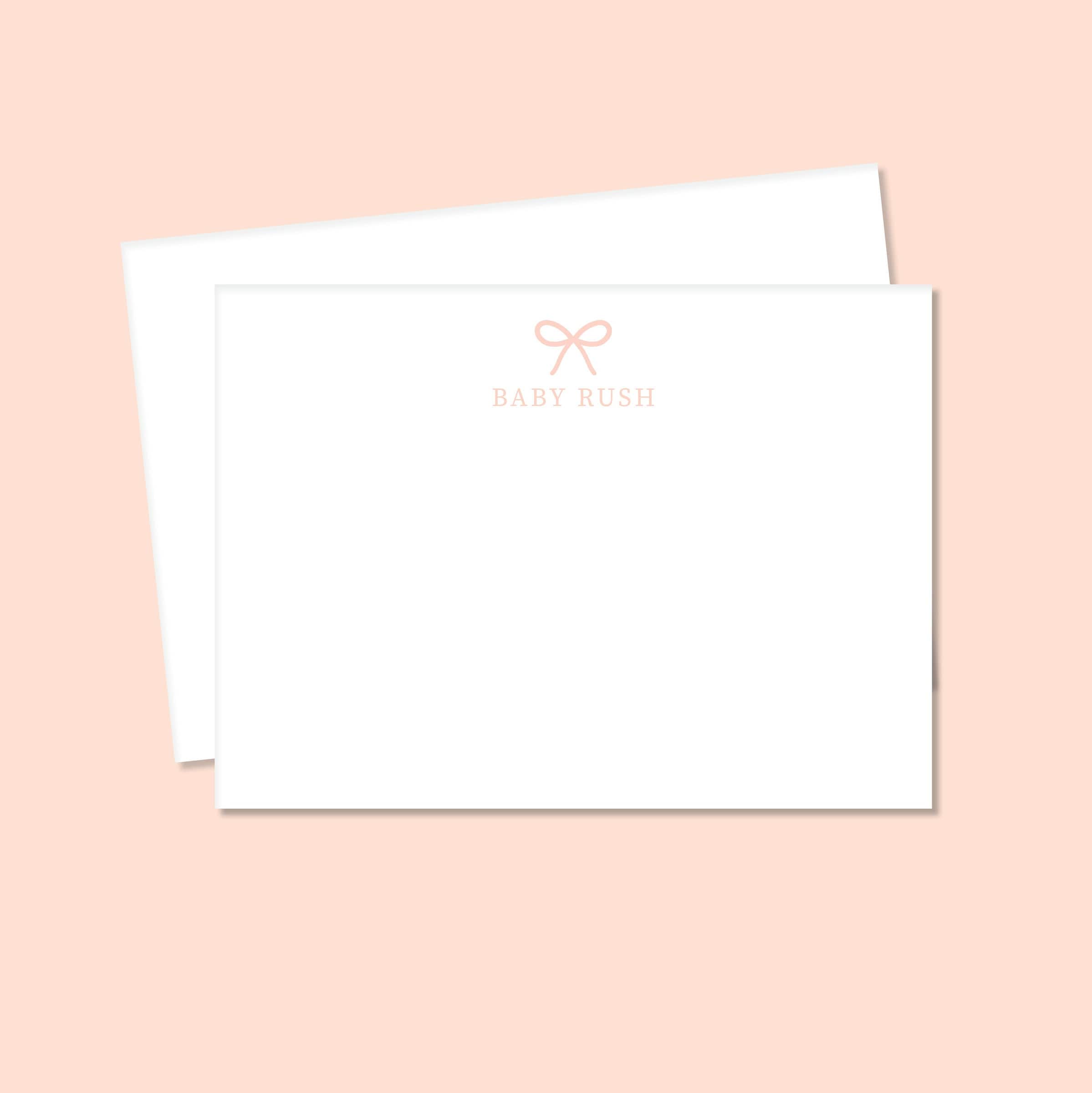 Baby Stationery Baby Girl Stationery Baby Shower Thank You Etsy