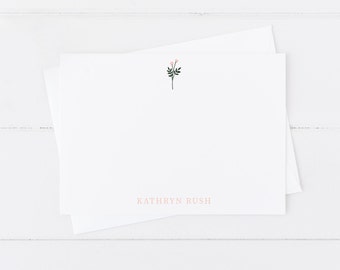 Custom Floral Stationery, Thank you notes, Notecards, Girly Notecards, Stationery for Women, Floral Notes