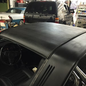 Posche Targa Replacement Top Fits 1967-94 BLACK Levant Vinyl Grain