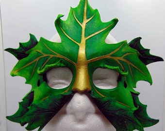 Leather greenman Mask